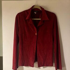 Jones New York Women's Deep Red Blazer